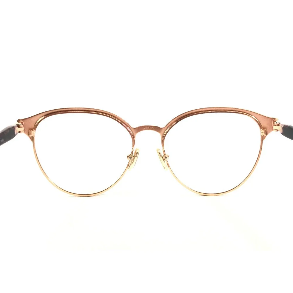 Vogue Eyeglasses Frames VO4305 5170 Top Bordeaux Rose Gold Round 53-17-140